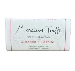 32% Milk Block with Almonds & Caramel